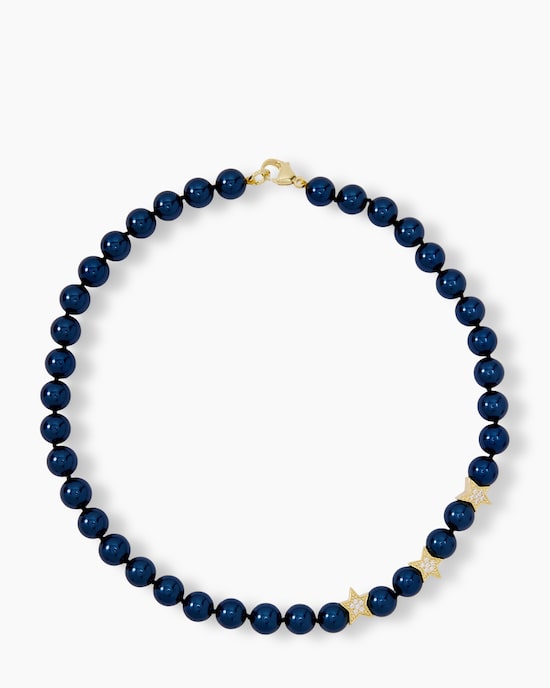 Produktabbildung für Collier MK-Perlen 10 mm & Zirkonia