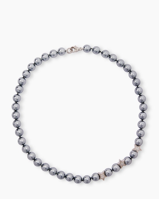 Produktabbildung für Collier MK-Perlen 10 mm & Zirkonia