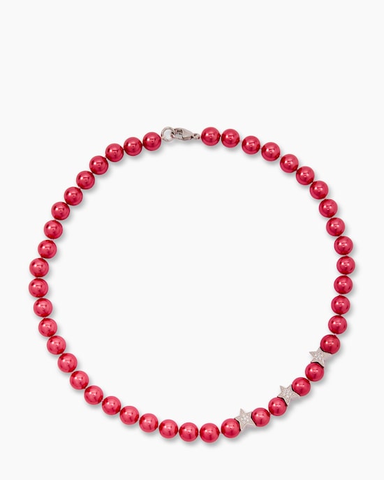 Produktabbildung für Collier MK-Perlen 10 mm & Zirkonia