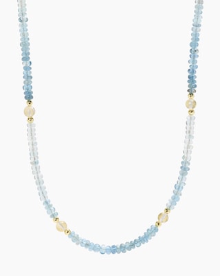 Produktabbildung 2 für Collier mit Aquamarin