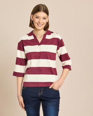 Produktabbildung 2 für Polo Streifen Shirt Langarm