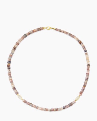 Produktabbildung 1 für Collier mit Mondstein-Mix