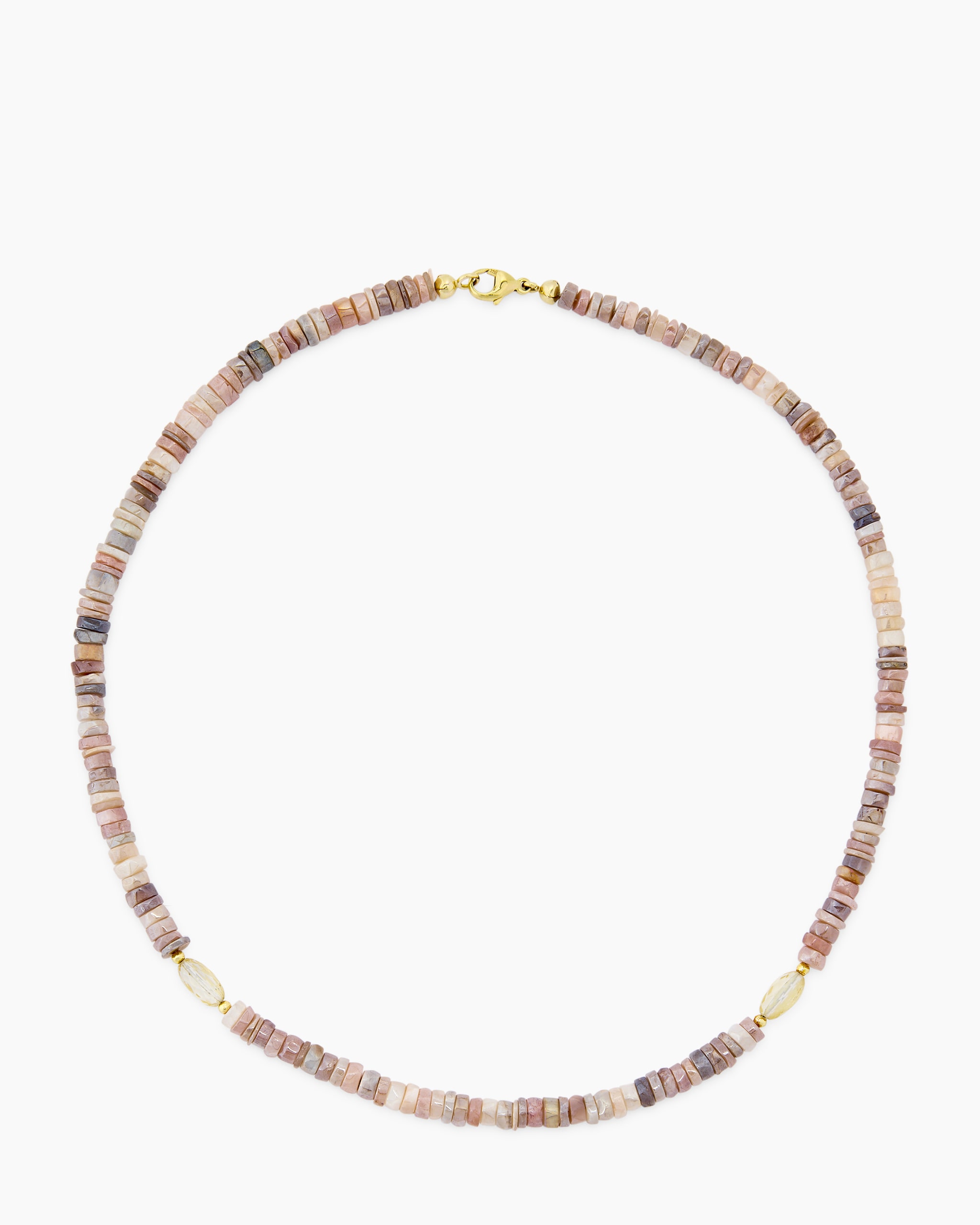Produktabbildung für Collier mit Mondstein-Mix