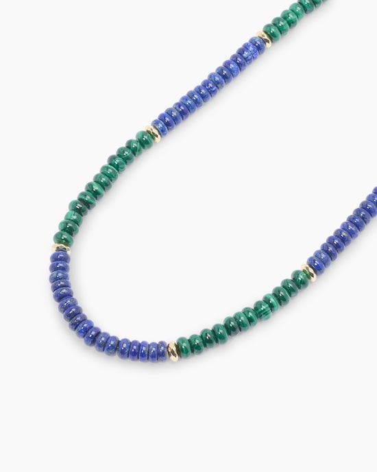 Produktabbildung für Collier mit Lapis und Malachit