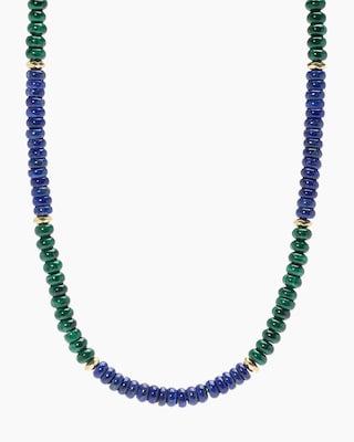 Produktabbildung 2 für Collier mit Lapis und Malachit