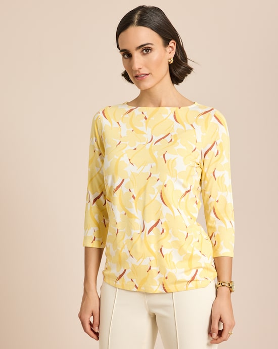 Produktabbildung für Shirt Blumen-Druck