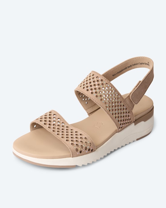 Produktabbildung für Strass Sandale mit Perforation