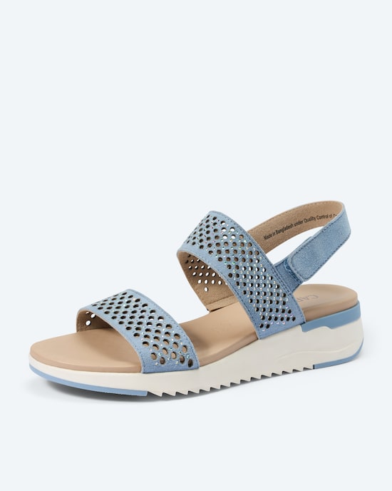 Produktabbildung für Strass Sandale mit Perforation