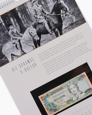 Produktabbildung 5 für Banknotenkalender Queen Elizabeth 2026