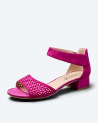 Produktabbildung für Sandale mit Absatz und Strass