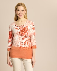 Produktabbildung für Classic Pullover Paisleyblume