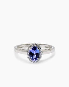 Produktabbildung für Ring mit Tansanit AAAA+ und Zirkonen