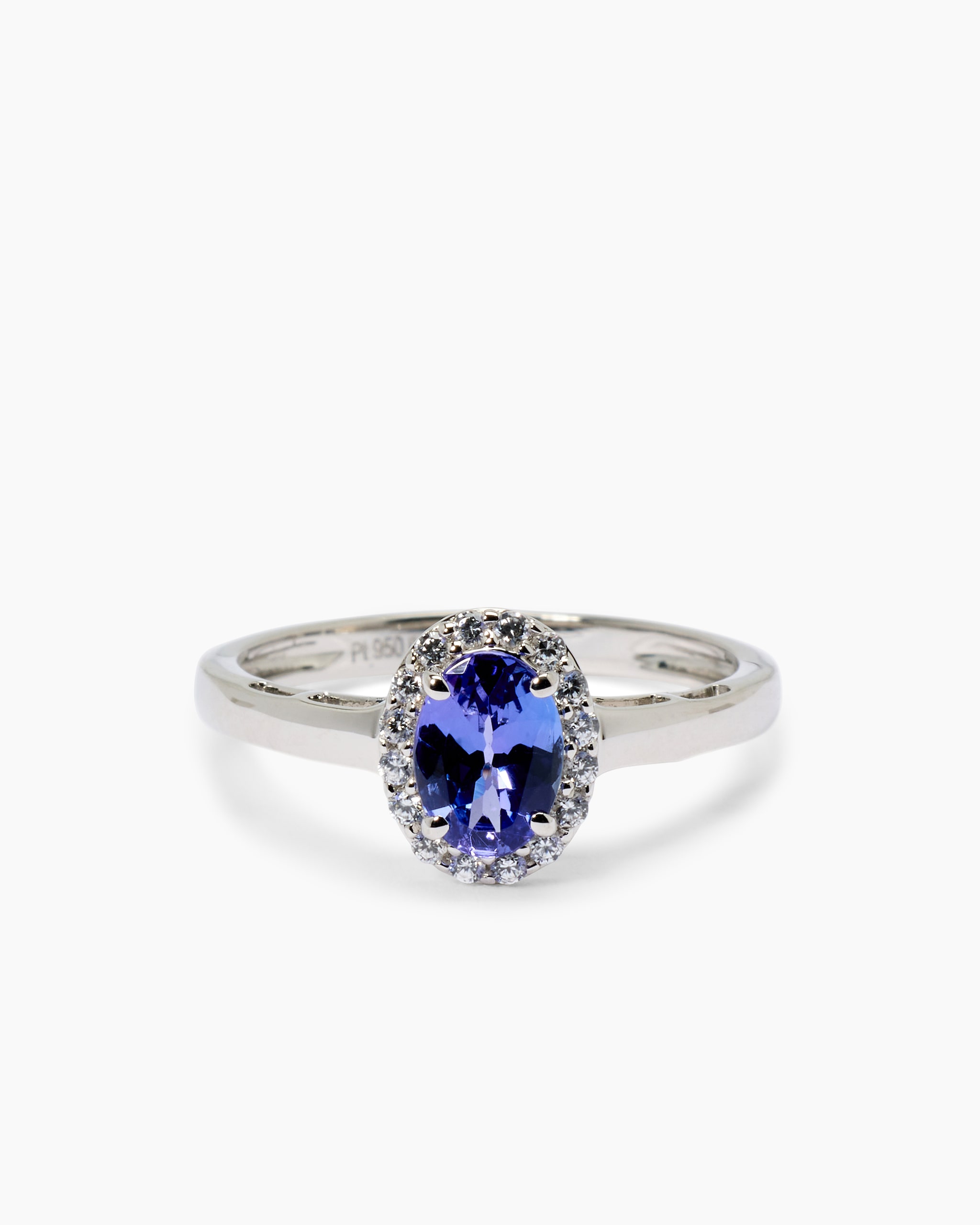 Produktabbildung für Ring mit Tansanit AAAA+ und Zirkonen