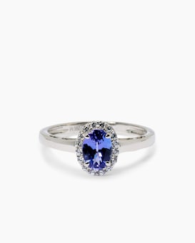 Produktabbildung für Ring mit Tansanit AAAA+ und Zirkonen