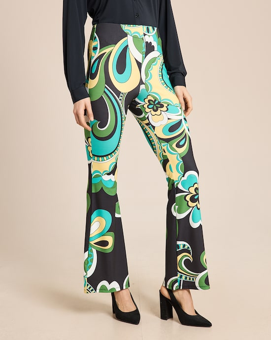 Produktabbildung für Bootcut Hose mit Exklusivdruck