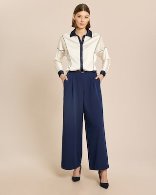 Produktabbildung 3 für Bluse mit Kontrastdetail