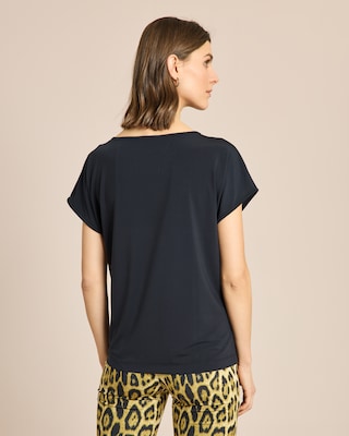 Produktabbildung 3 für Shirt mit U-Boot-Ausschnitt