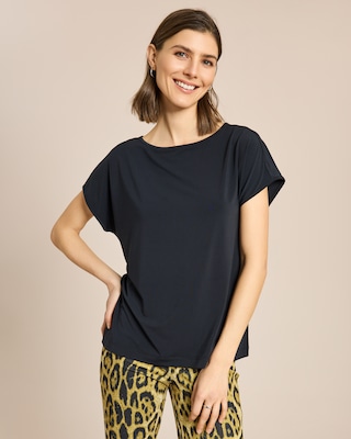 Produktabbildung 2 für Shirt mit U-Boot-Ausschnitt