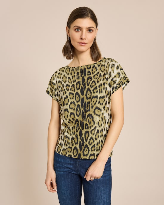 Produktabbildung für Shirt mit U-Boot-Ausschnitt