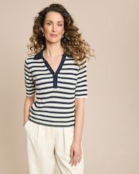 Produktabbildung für Gestricktes Poloshirt