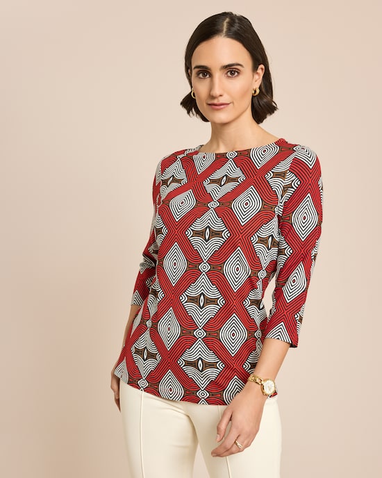 Produktabbildung für Shirt Be Loud mit U-Boot-Ausschnitt