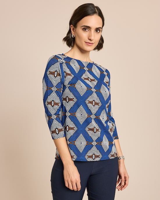 Produktabbildung für Shirt Be Loud mit U-Boot-Ausschnitt