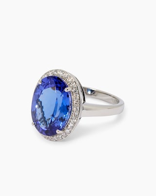 Produktabbildung 3 für Ring mit Tansanit AAAAA und Brillanten