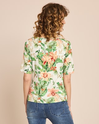 Produktabbildung 4 für Shirt mit Allover-Blumenprint