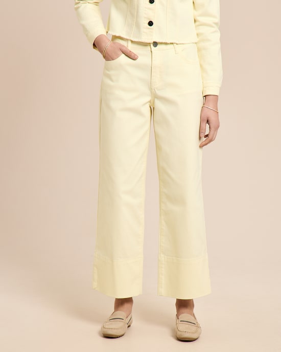 Produktabbildung für Jeans mit breitem Saumabschluss