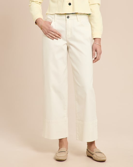 Produktabbildung für Jeans mit breitem Saumabschluss