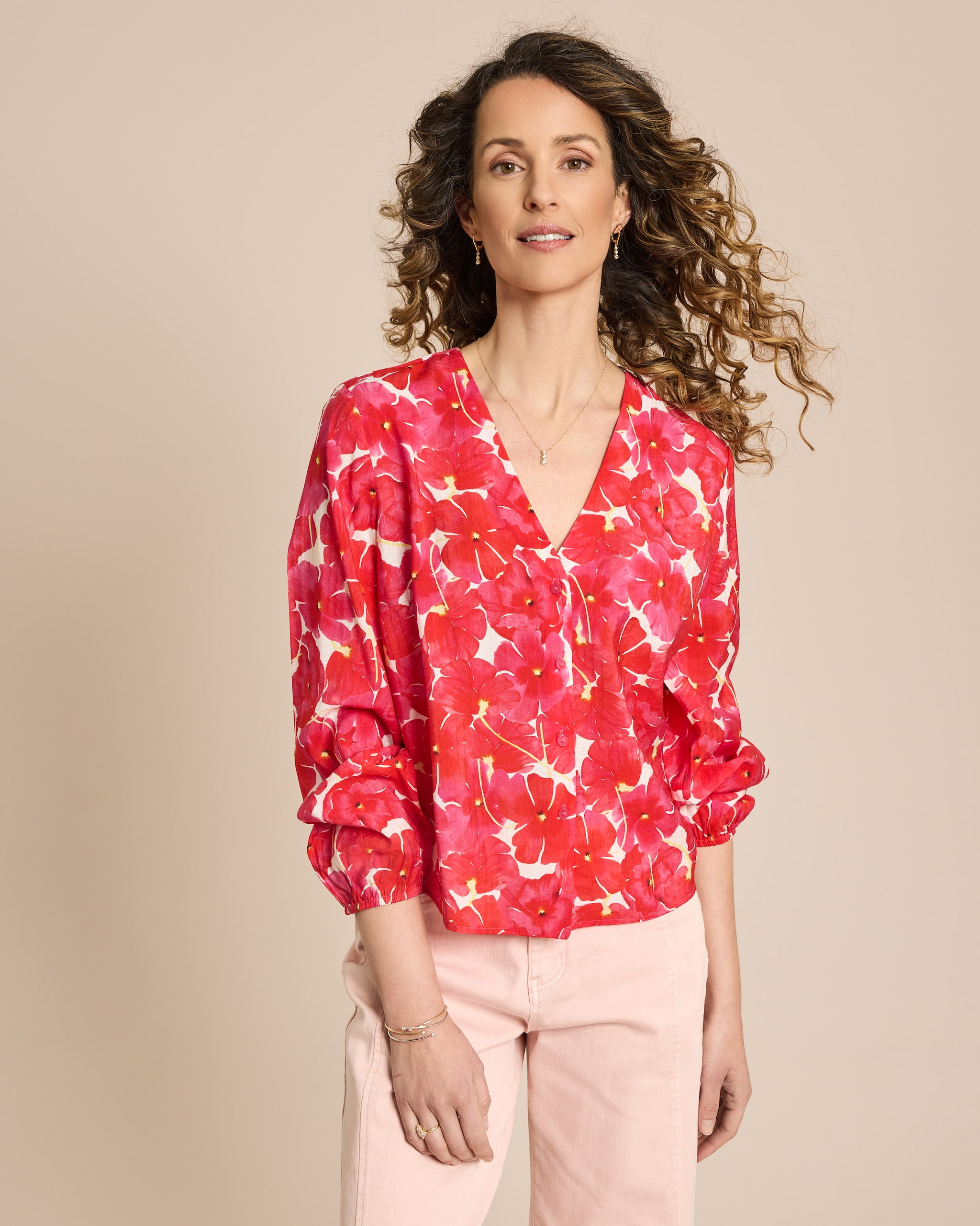 Produktabbildung für Viskosebluse bedruckt