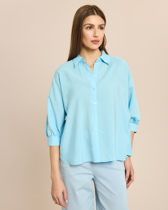 Produktabbildung für Oversized Blusen-Set mit Fledermausarm