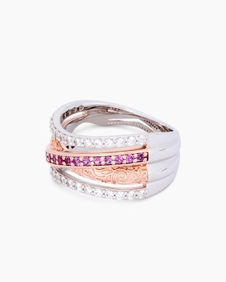 Produktabbildung 2 für Ring mit Rhodolith und Zirkon