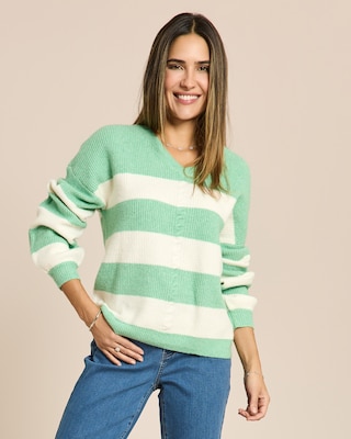 Produktabbildung 1 für Pullover mit Streifen