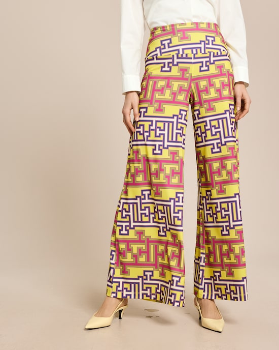 Produktabbildung für Jersey Hose mit weitem Bein