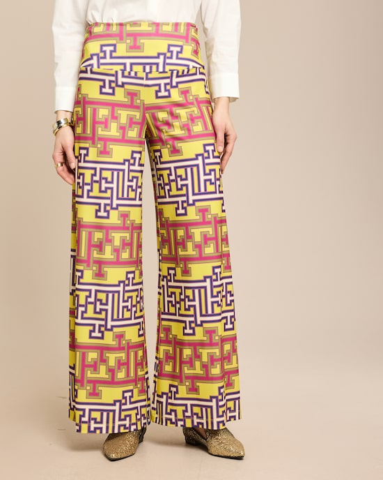 Produktabbildung für Jersey Hose mit weitem Bein