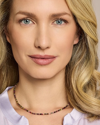 Produktabbildung 4 für Collier mit multicoloren Turmalinen