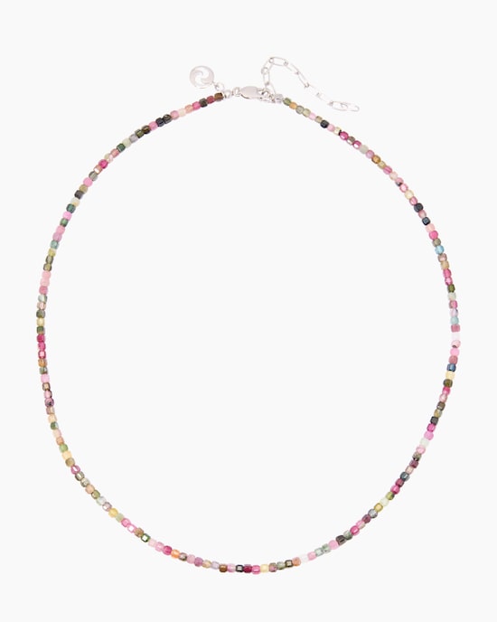 Produktabbildung für Collier mit multicoloren Turmalinen