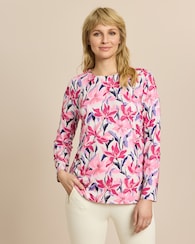 Produktabbildung für Shirt mit Blumendruck