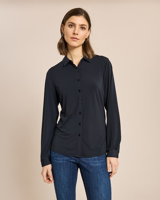 Produktabbildung für Bluse aus Jersey mit Exklusivdruck