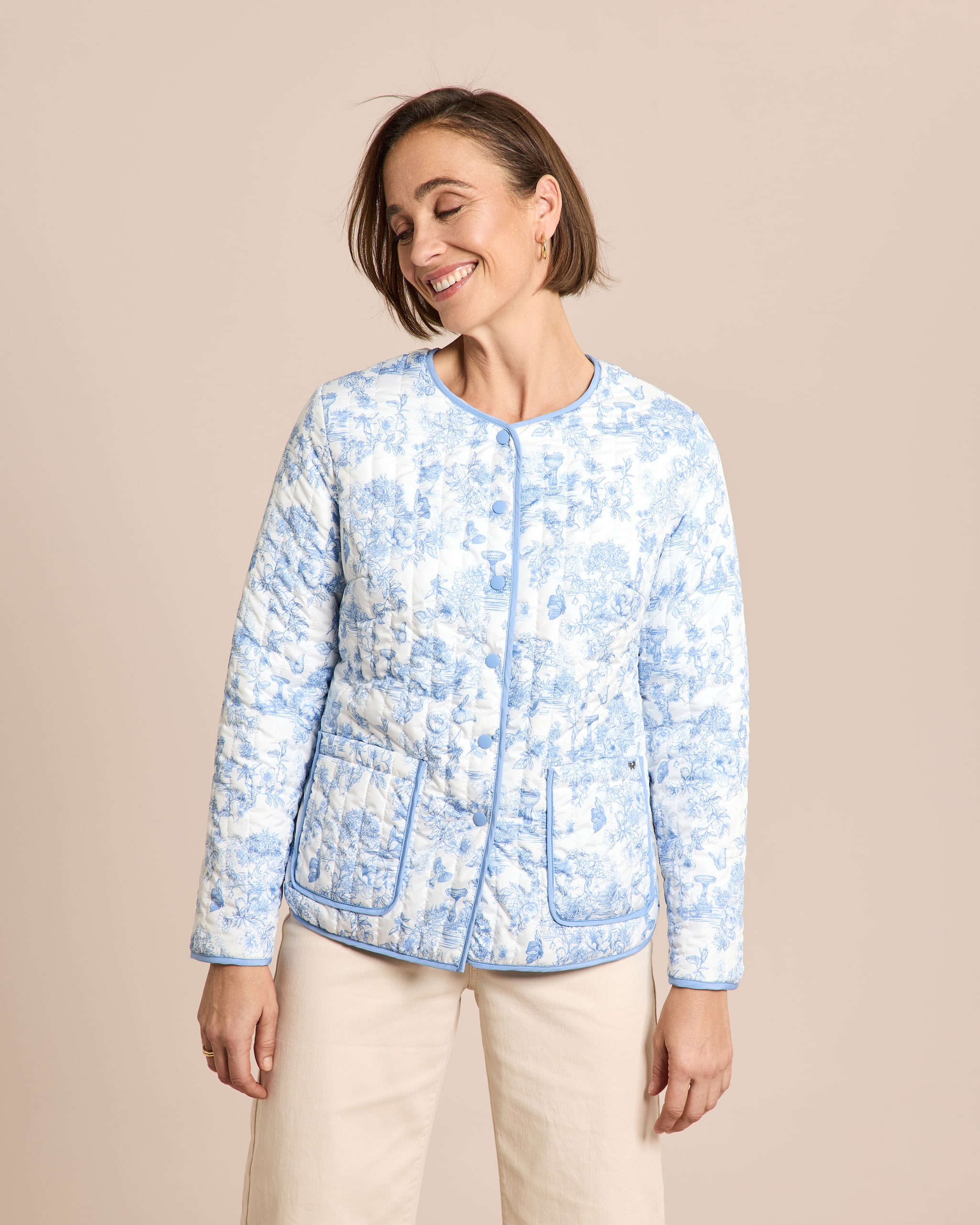 Produktabbildung für Wendejacke mit Allover-Druck