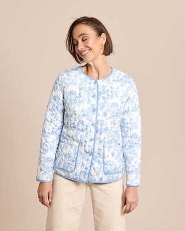 Produktabbildung für Wendejacke mit Allover-Druck
