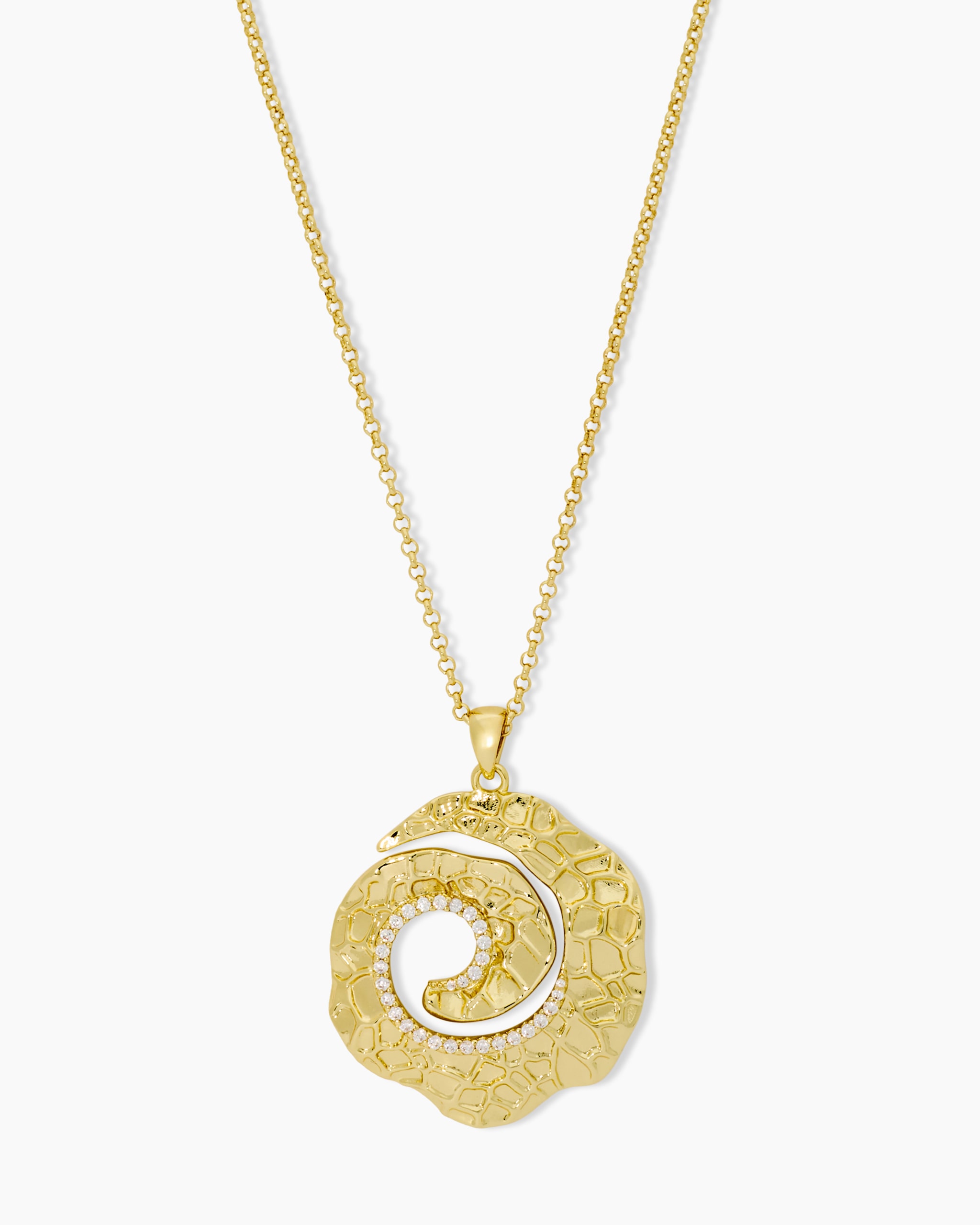 Produktabbildung für Anhänger mit Kette und Zirkonia