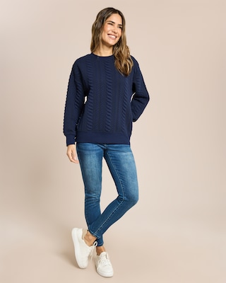 Produktabbildung 3 für Langarm Shirt mit Struktur