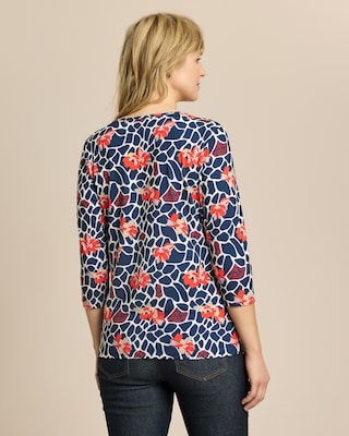 Produktabbildung 4 für Shirt mit Animal-Blumendruck