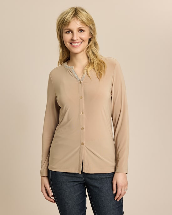 Produktabbildung für Bluse aus Jersey