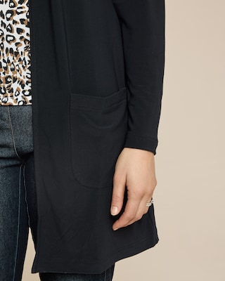 Produktabbildung 5 für Jersey Longjacke mit Kapuze