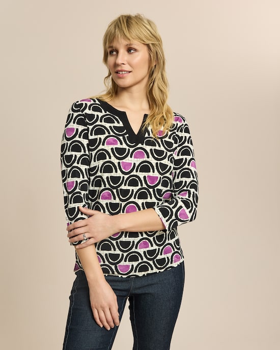 Produktabbildung für Shirt mit Grafikdruck