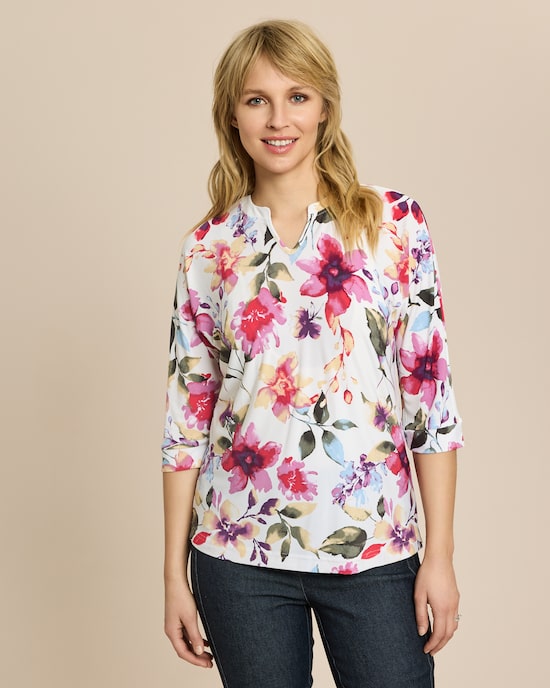 Produktabbildung für Shirt mit Blumen