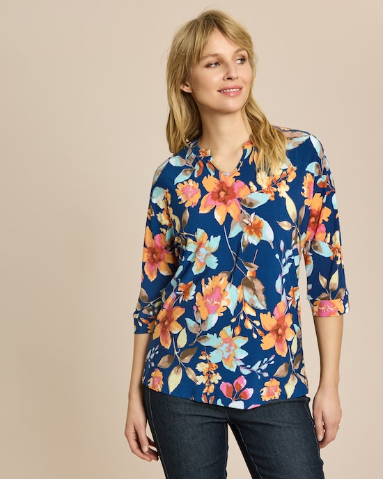 Produktabbildung für Shirt mit Blumen